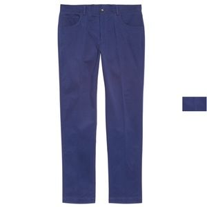 NEW!! SANTORELLI ‘LUIGI’ MENS NAVY BLUE COTTON STRETCH 5-POCKET PANTS Sz 42 $195